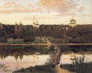 Levitan, Isaak The noiseless closter china oil painting artist